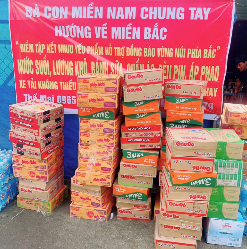 Miền Nam hướng về miền Bắc: Sức mạnh từ cộng đồng tấm lòng sẻ chia ấm áp giữa tâm bão 4 HÌNH ẢNH ĐOÀN TỪ THIỆN