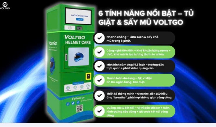 CHIẾC MŨ BẢO HIỂM VÀ CÔNG NGHỆ XANH BẢO VỆ ĐẦU VÀ MÁI TÓC CỦA BẠN 2 ( Những đối tác chiến lược và cổ đông của VOLTGO)