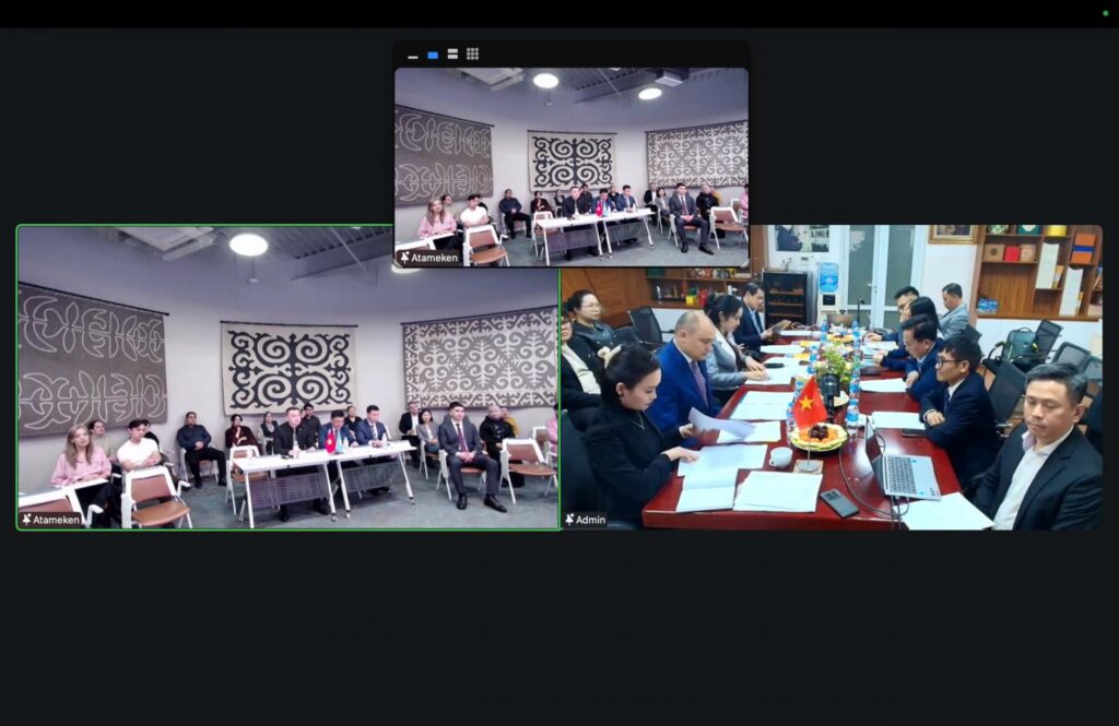 IỄN ĐÀN KẾT NỐI DOANH NGHIỆP TRỰC TUYẾN VIỆT NAM – KAZAKHSTAN (VIETNAM – KAZAKHSTAN ONLINE B2B NETWORKING): MỞ RA CƠ HỘI HỢP TÁC VÀ PHÁT TRIỂN