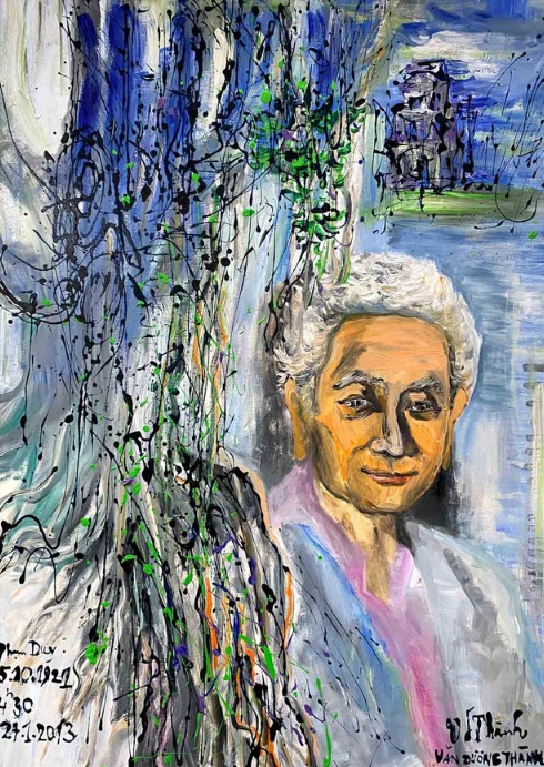 Chân dung nhạc sĩ Phạm Duy do Văn Dương Thành thực hiện

ẢNH: LAM PHONG